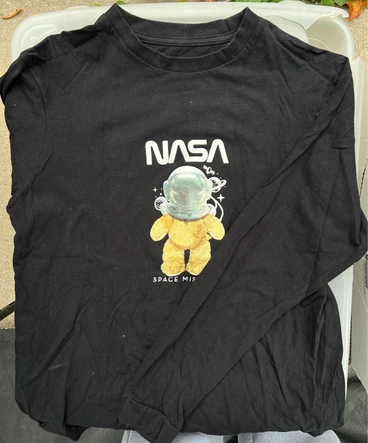 NASA Space Mission Long Sleeve Shirt - Size S thumbnail