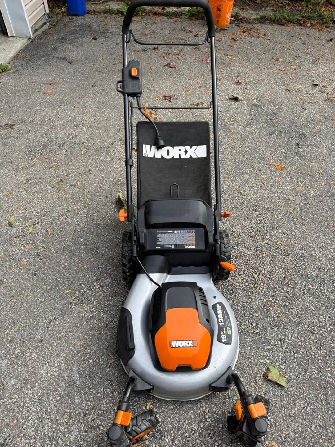 WORX 19" 13 Amp Electric Lawn Mower - photo 3