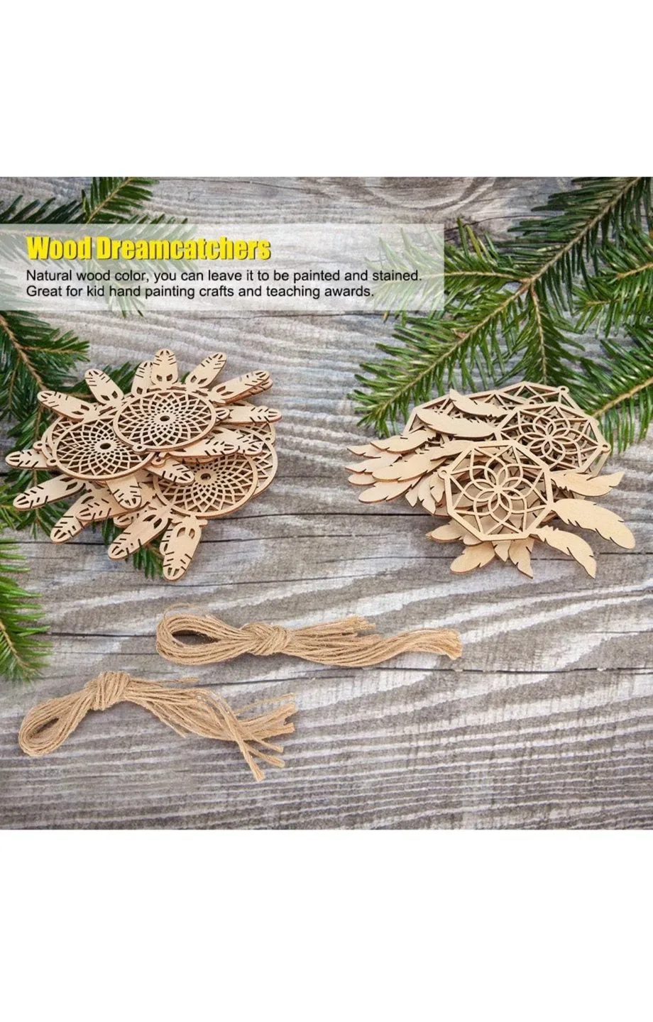 Wood Dreamcatchers Craft Kit image indicator(4)