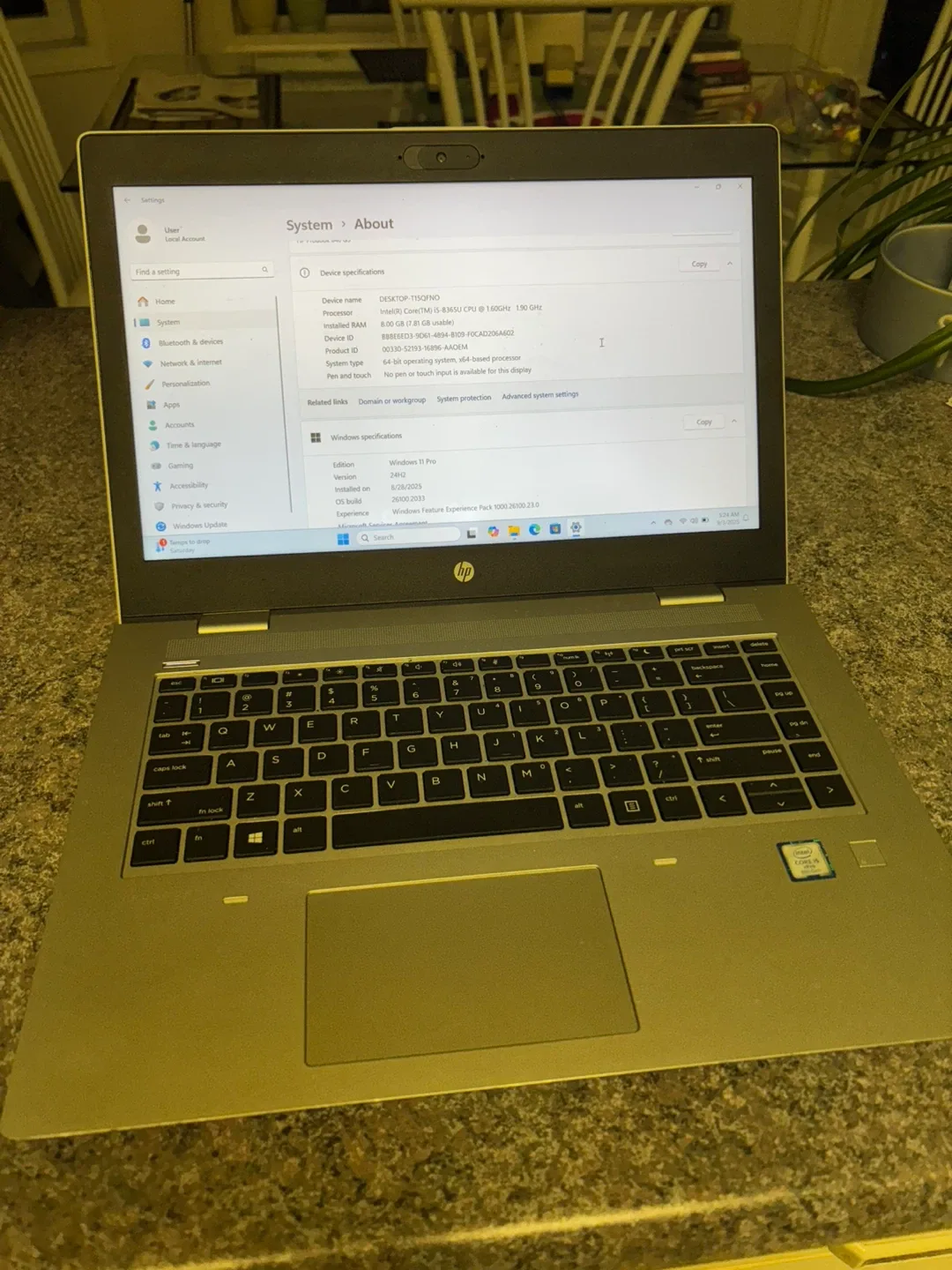 HP laptop windows 11