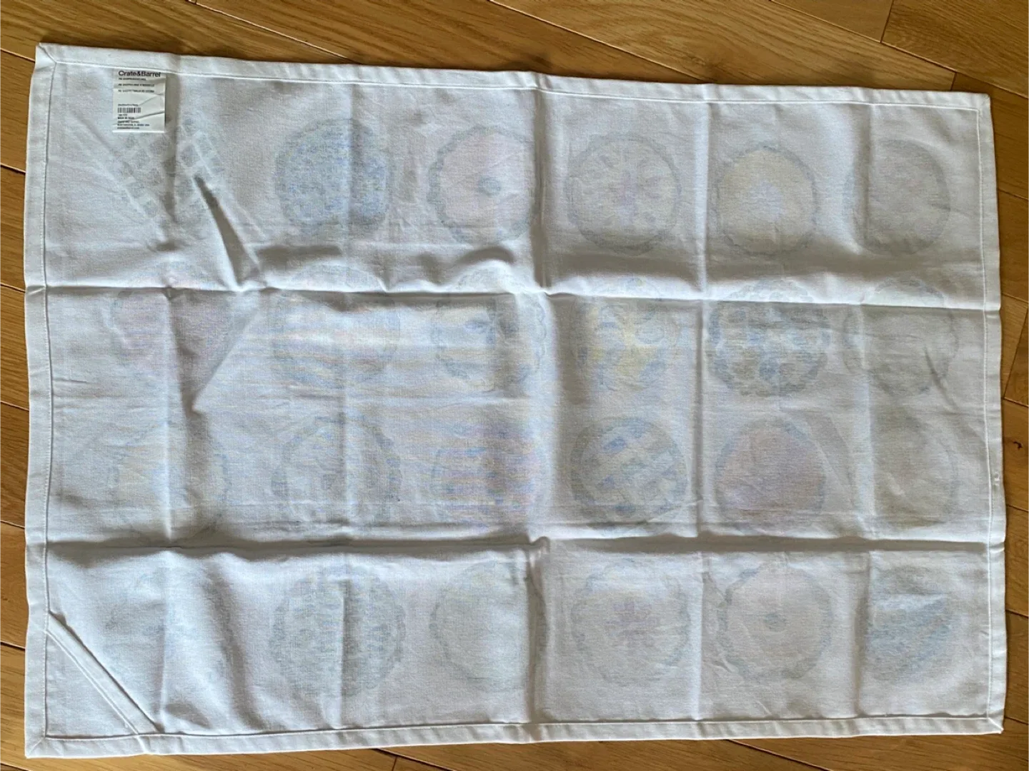 NEW! Crate & Barrel Pie Shoppe Dish Towel image indicator(2)