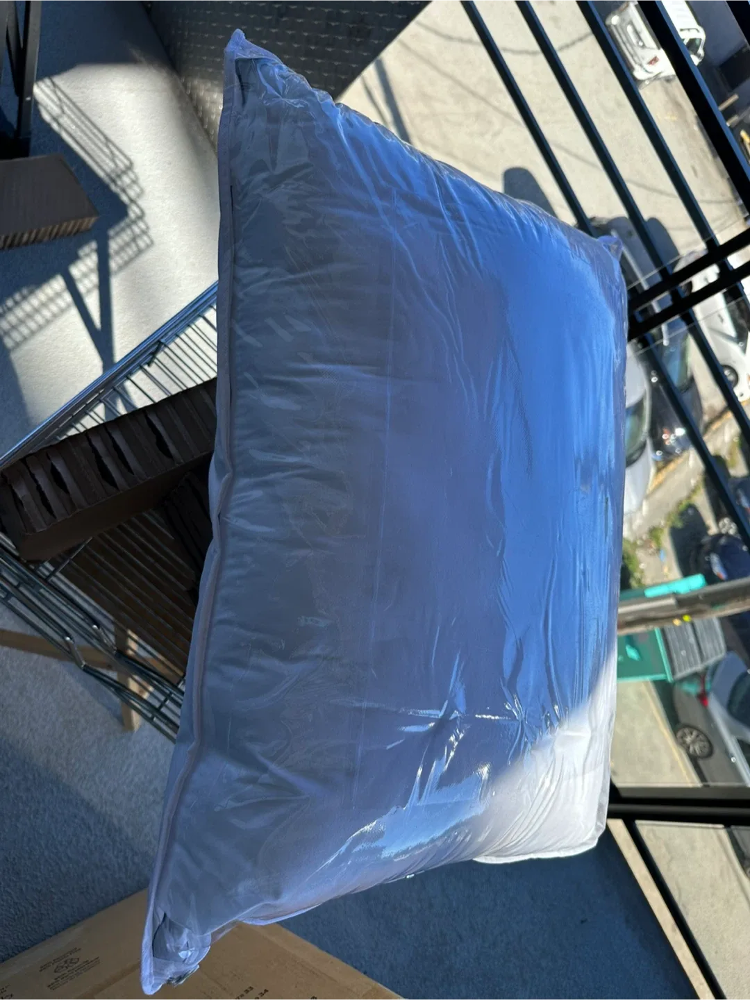 Like-New Queen-Sized White Pillow