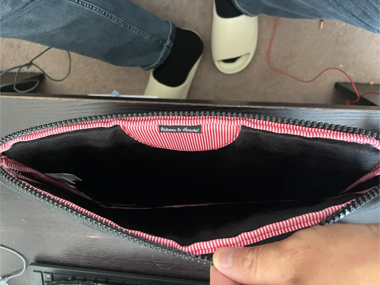 Herschel Supply Co. Black Laptop Sleeve image indicator(3)