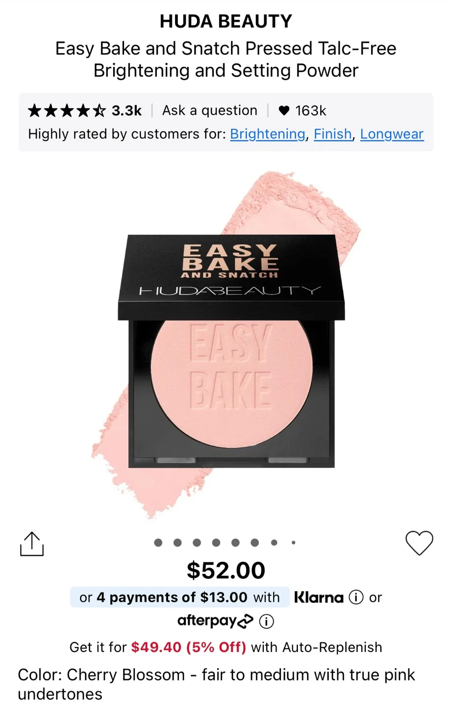 Huda Beauty Easy Bake and Snatch Setting Powder image indicator(2)