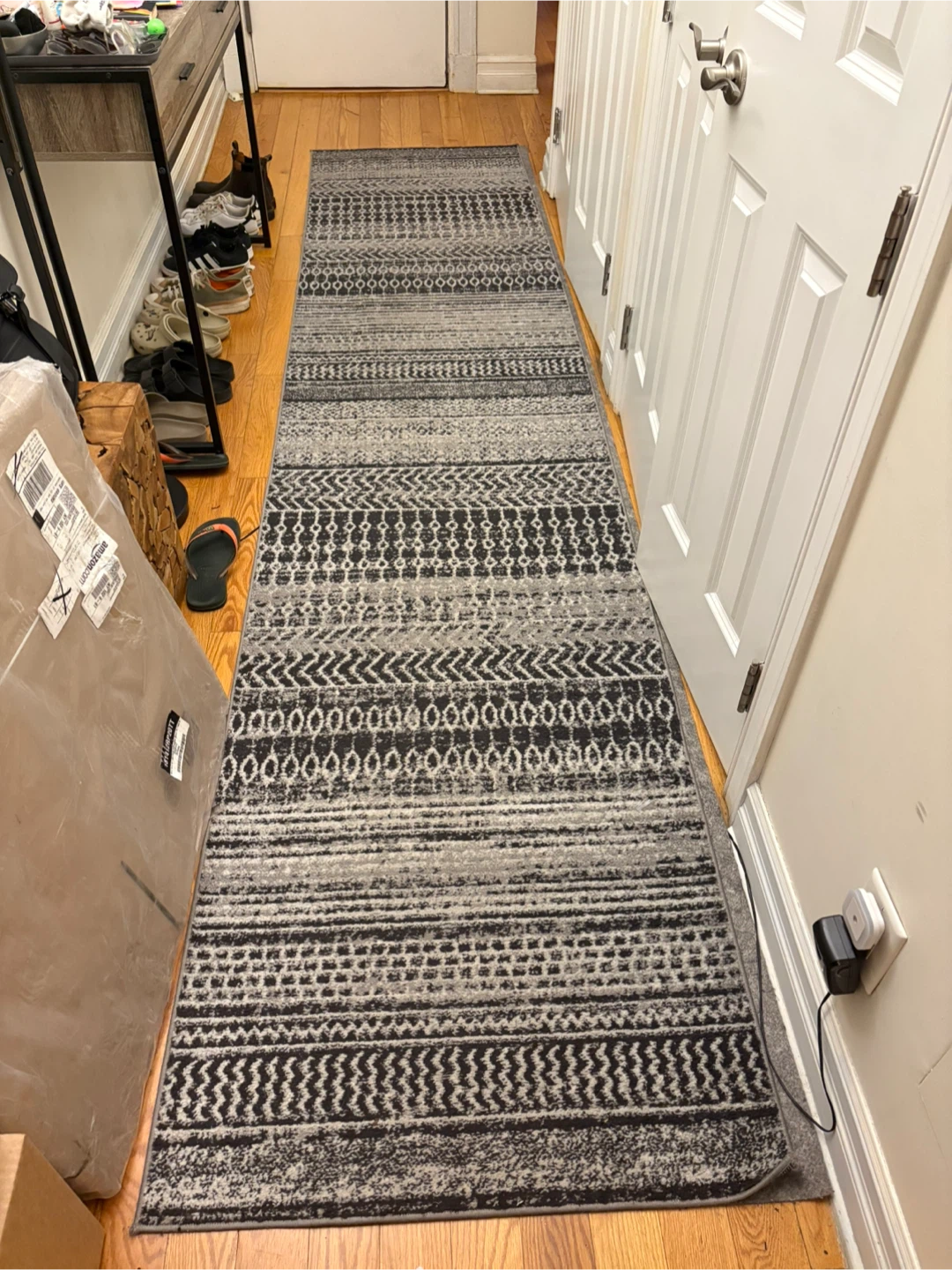Bodrum NuLoom Runner Rug - 2'6 x 12' Dark Gray