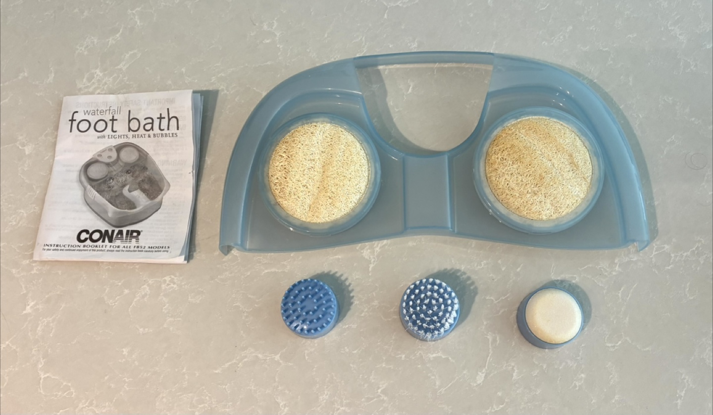 Waterfall foot bath and massager - photo 5