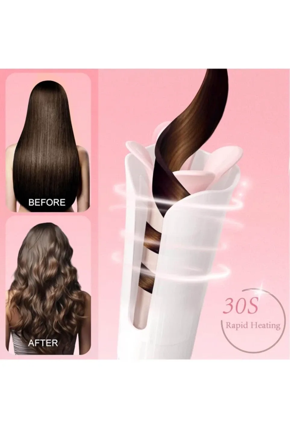 Vivid & Vogue Automatic Hair Curler image indicator(4)