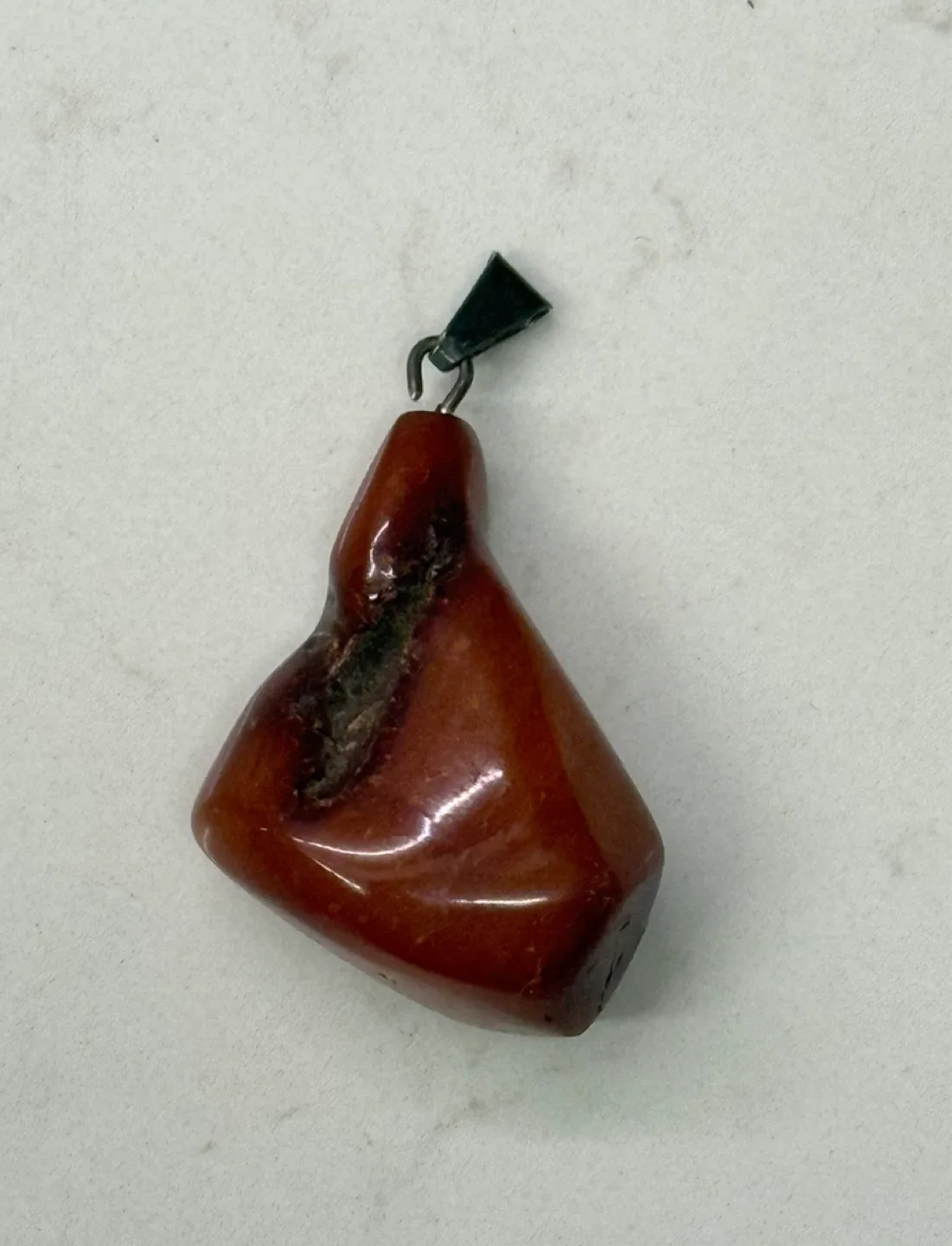 Vintage Amber - Reddish Brown Stone Pendant image indicator(2)