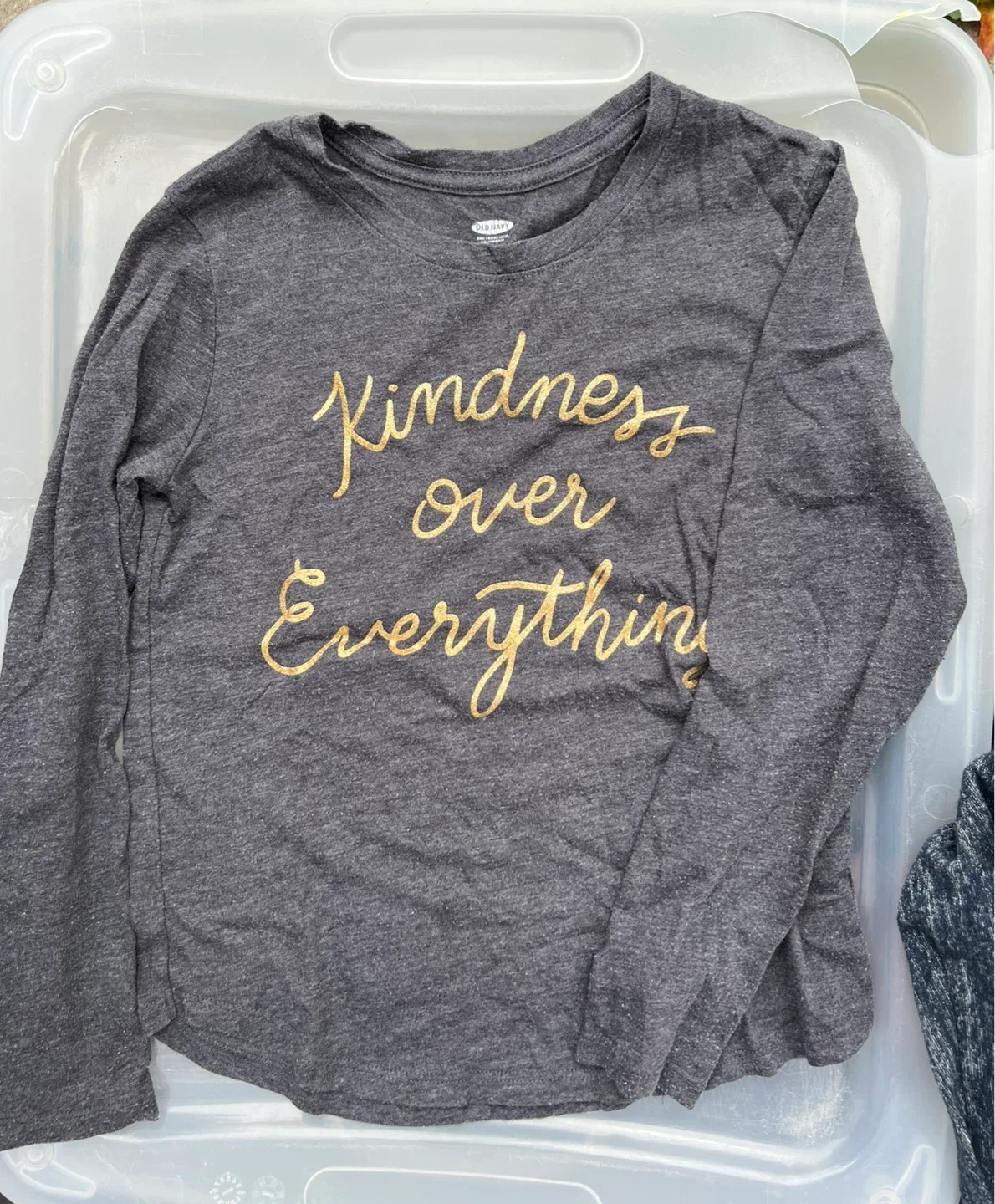 Old Navy Kindness Over Everything Long Sleeve Top thumbnail