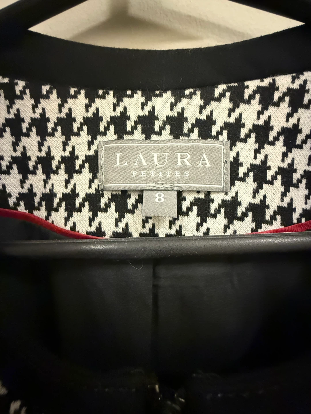 Laura Houndstooth Jacket - Size 8 - photo 2