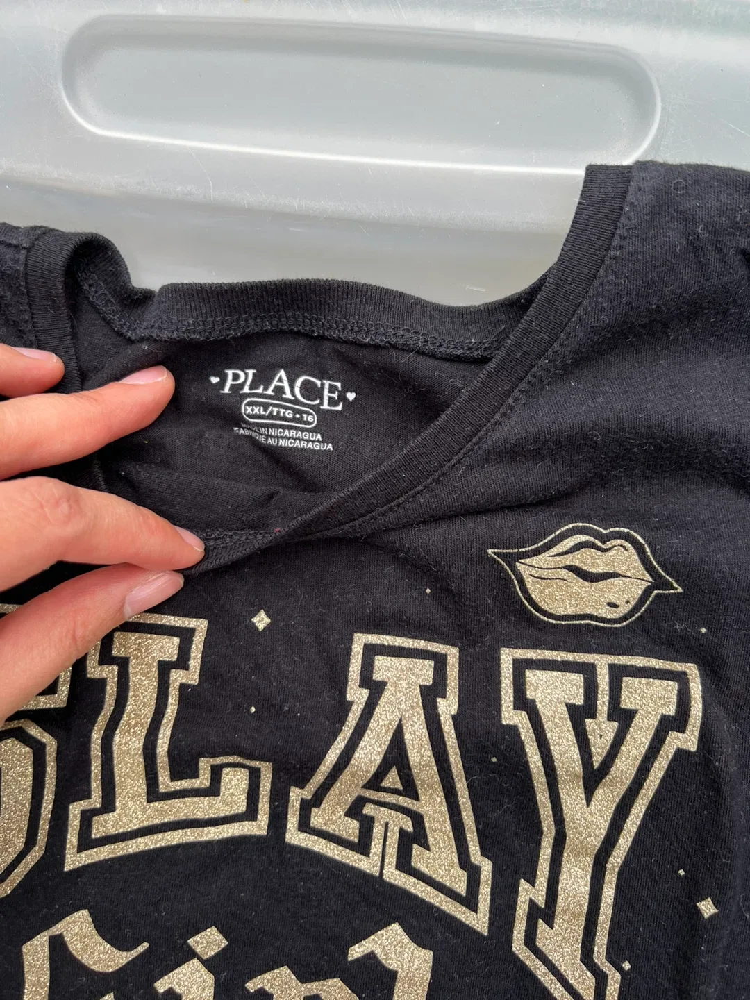 Place Black 'Slay Girl' Graphic Tee - XXL image indicator(2)