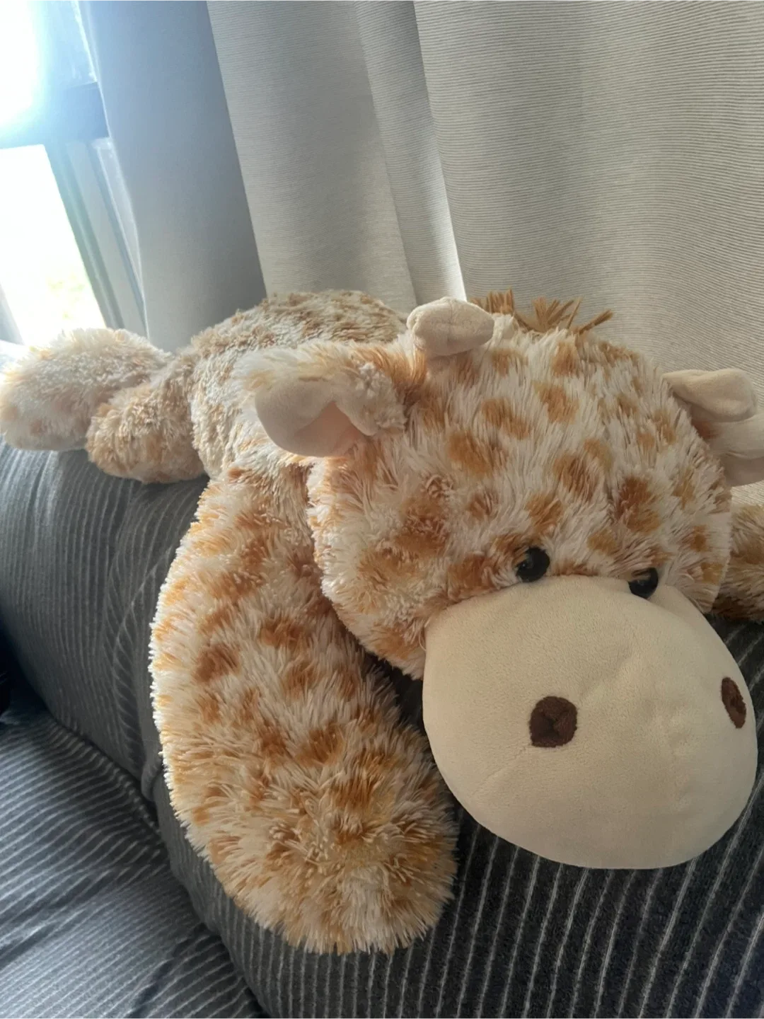 Big Leopard Giraffe Plush Toy fluffy toy thumbnail