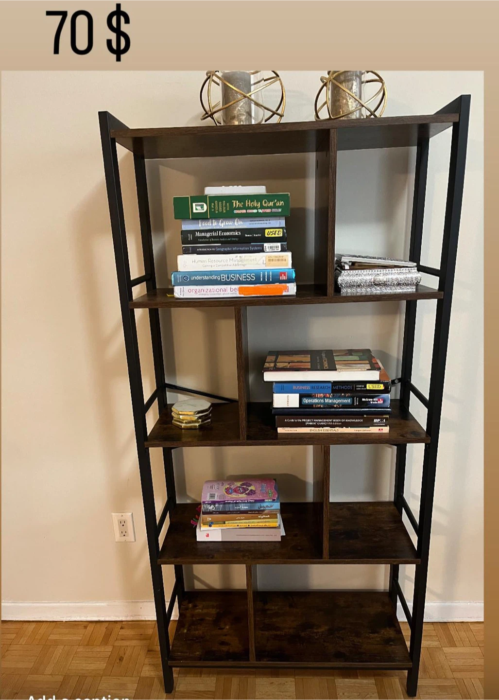 Brown Bookshelf - $70