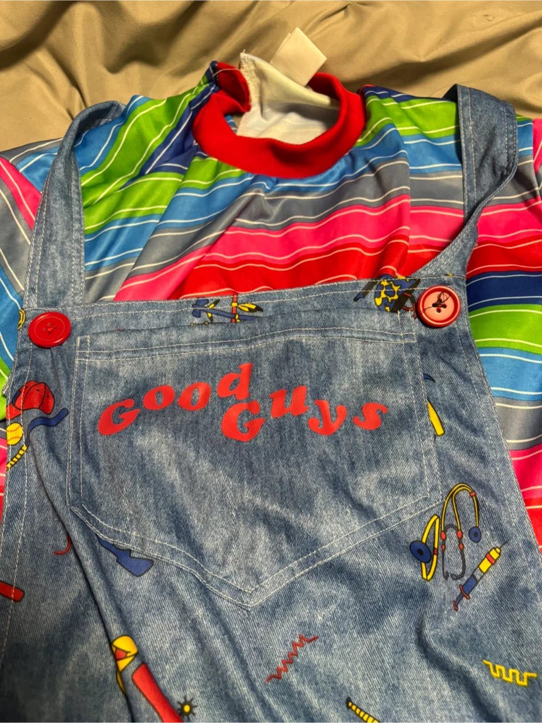 Chucky Good Guys Costume - Teen Size image indicator(2)