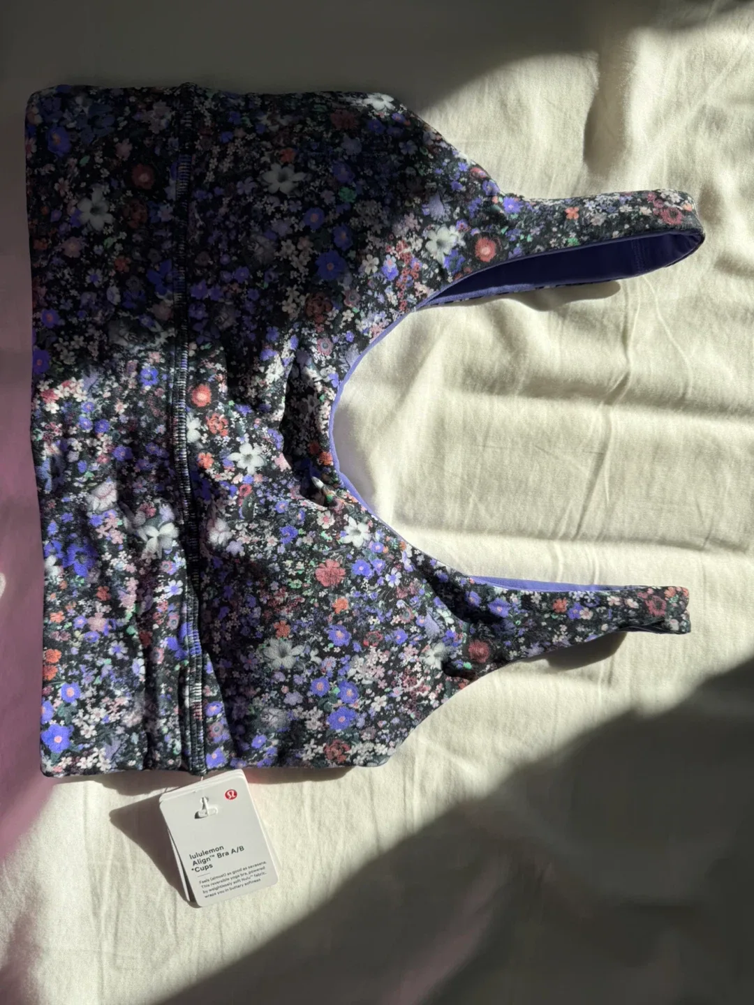 Lululemon Align Bra A/B Cups Size 6 Floral image indicator(2)