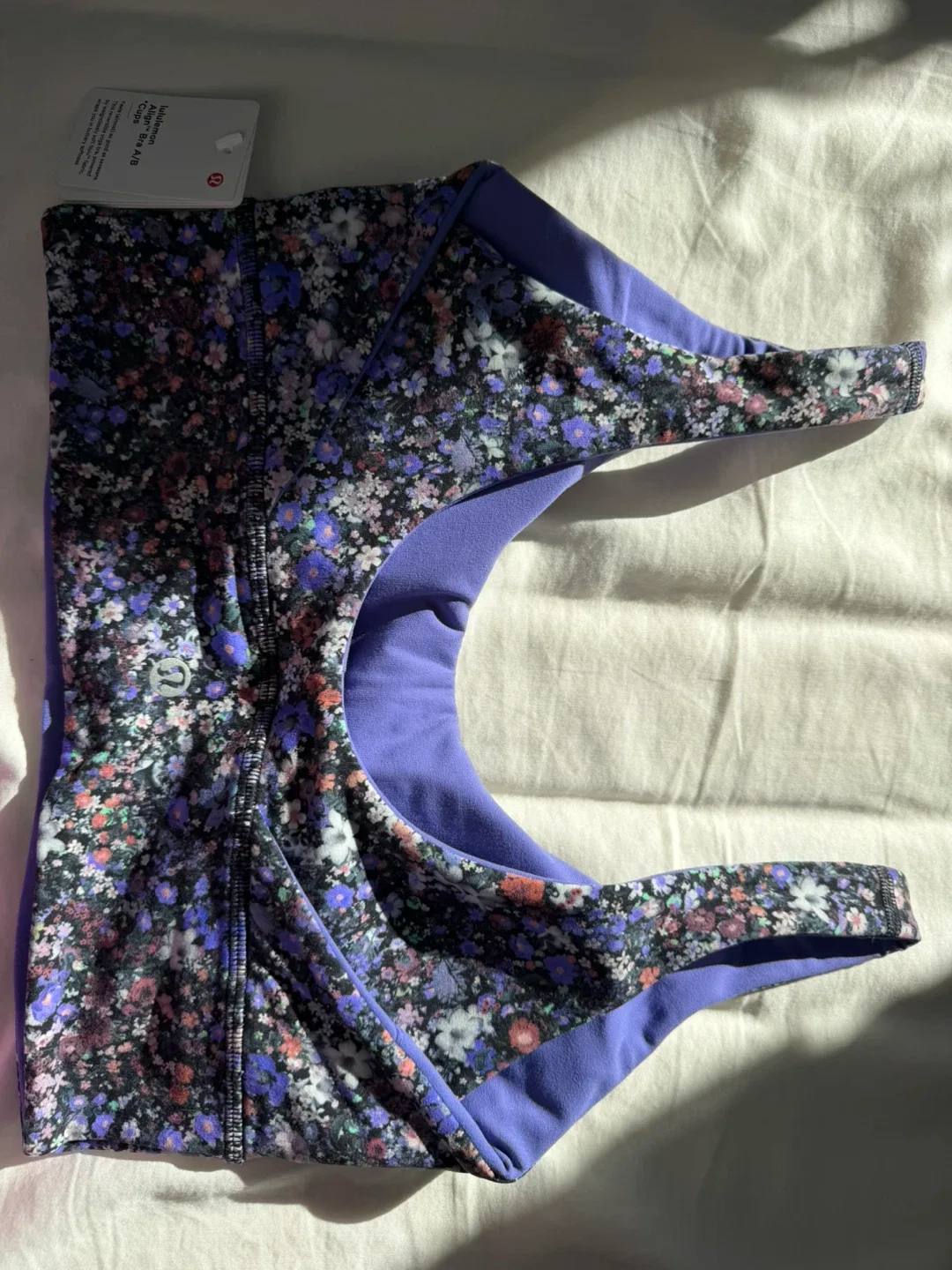 Lululemon Align Bra A/B Cups Size 6 Floral image indicator(3)