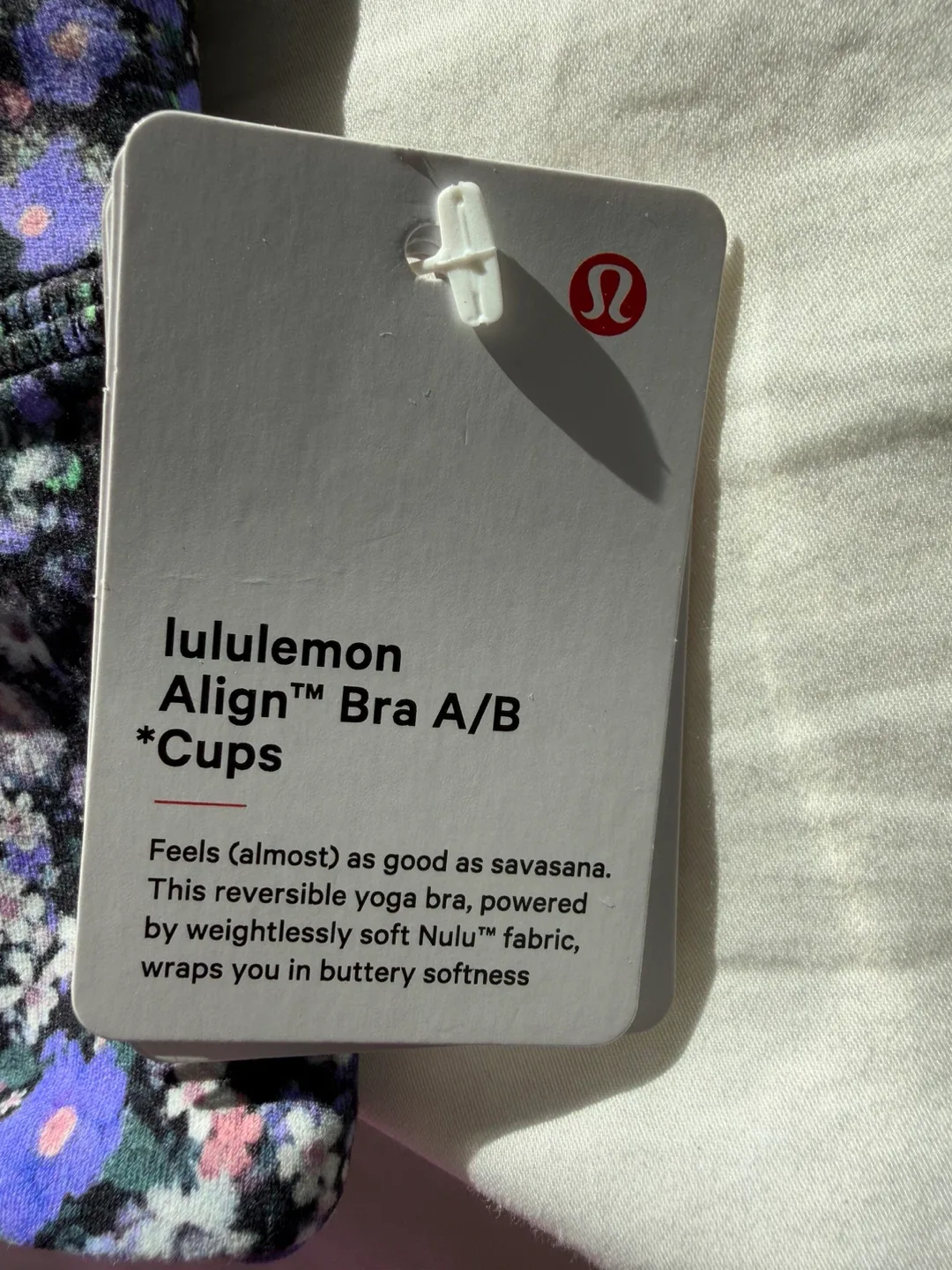 Lululemon Align Bra A/B Cups Size 6 Floral thumbnail