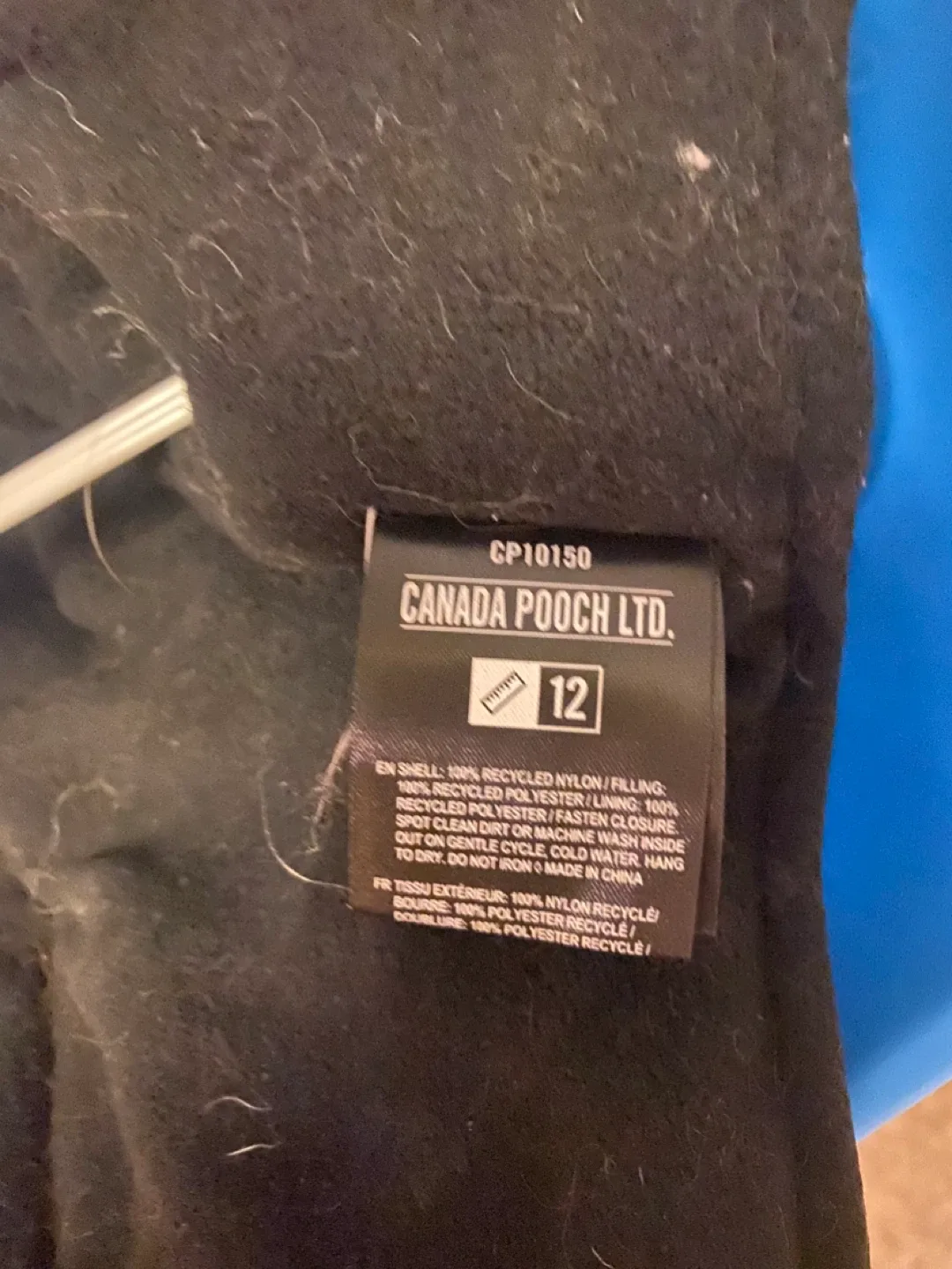 Canada Pooch Dog Puffer Jacket, Size 12 image indicator(3)