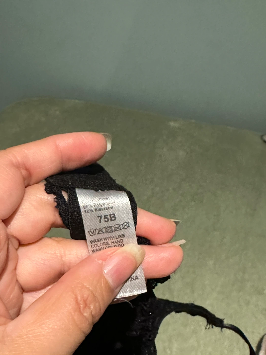 Bras - Size 34B - Black and Peach - photo 4