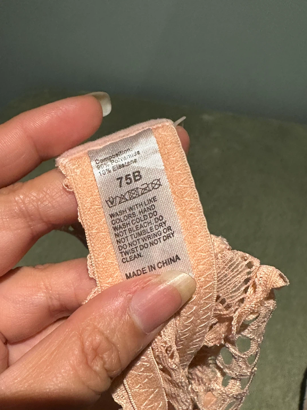 Bras - Size 34B - Black and Peach - photo 3