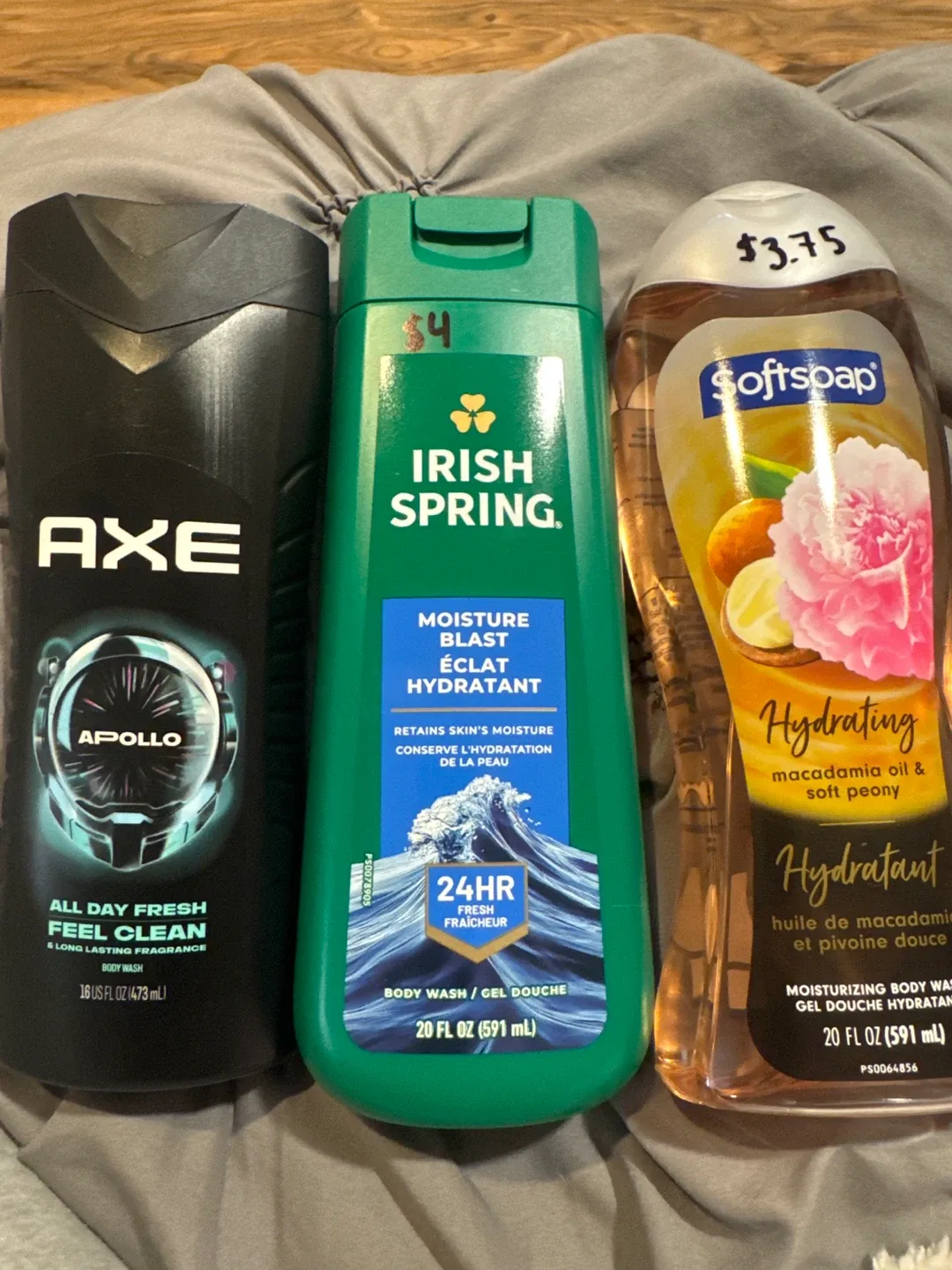 Axe Apollo, Irish Spring, Softsoap Body Wash Lot thumbnail