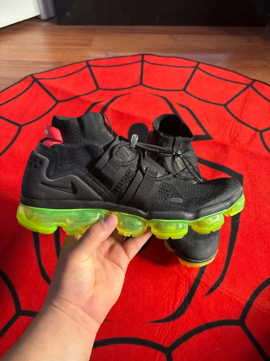 Nike Air Vapormax Utility Black/Volt Size 12 image indicator(6)