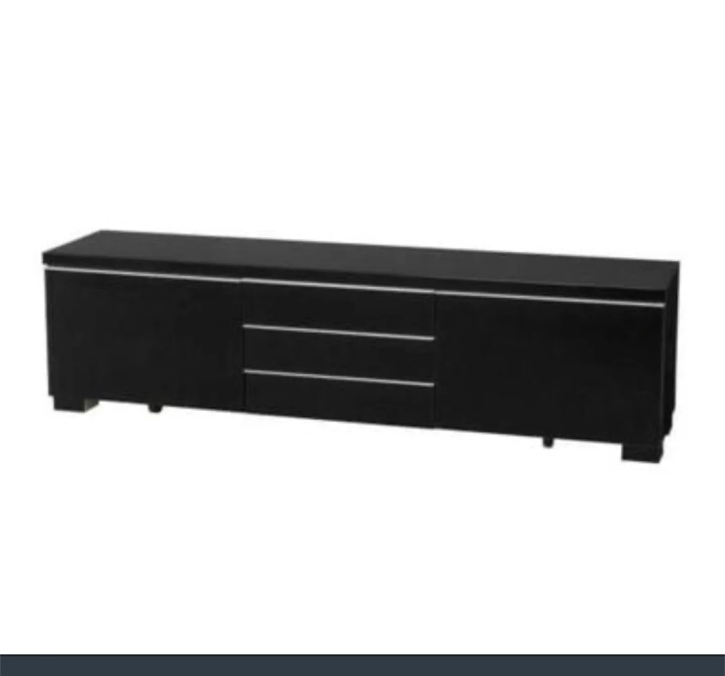 Black TV Stand - large image indicator(2)