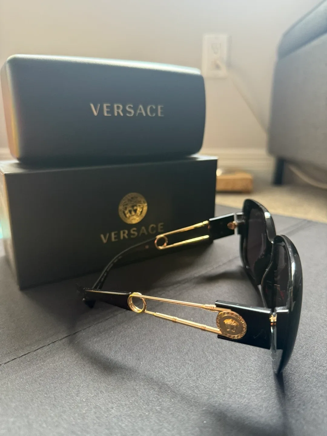 Versace Sunglasses with Case image indicator(2)