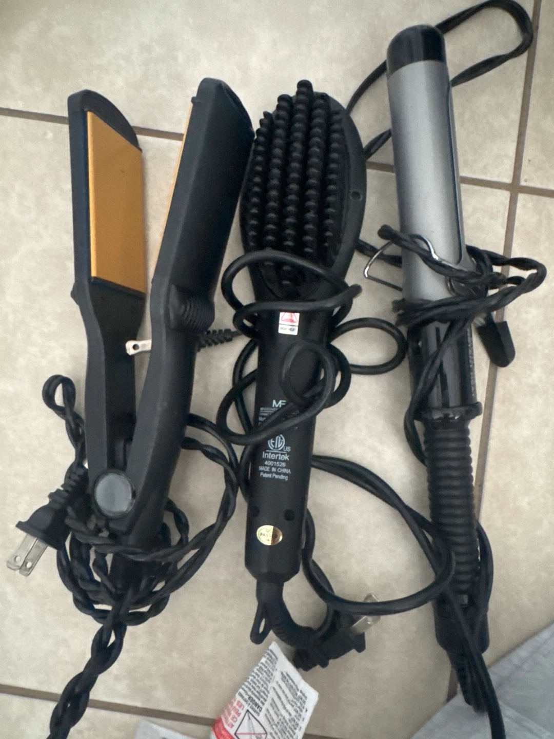 Hair Styling Tools: Flat Iron, Curling Iron, Brush