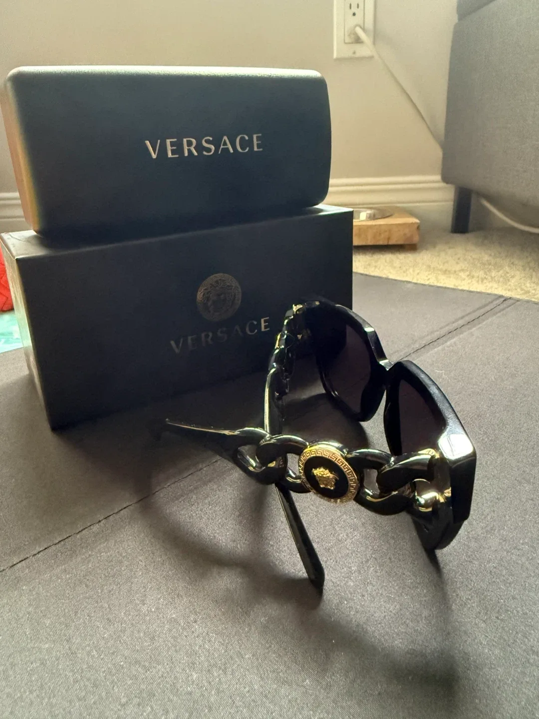 Versace Sunglasses with Case image indicator(2)