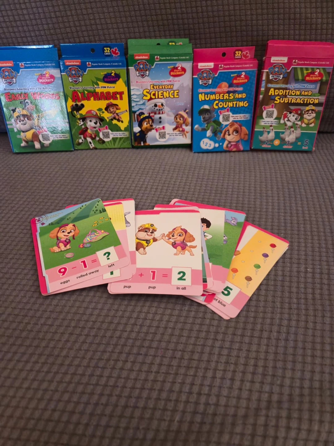 Paw Patrol Learning Cards Set