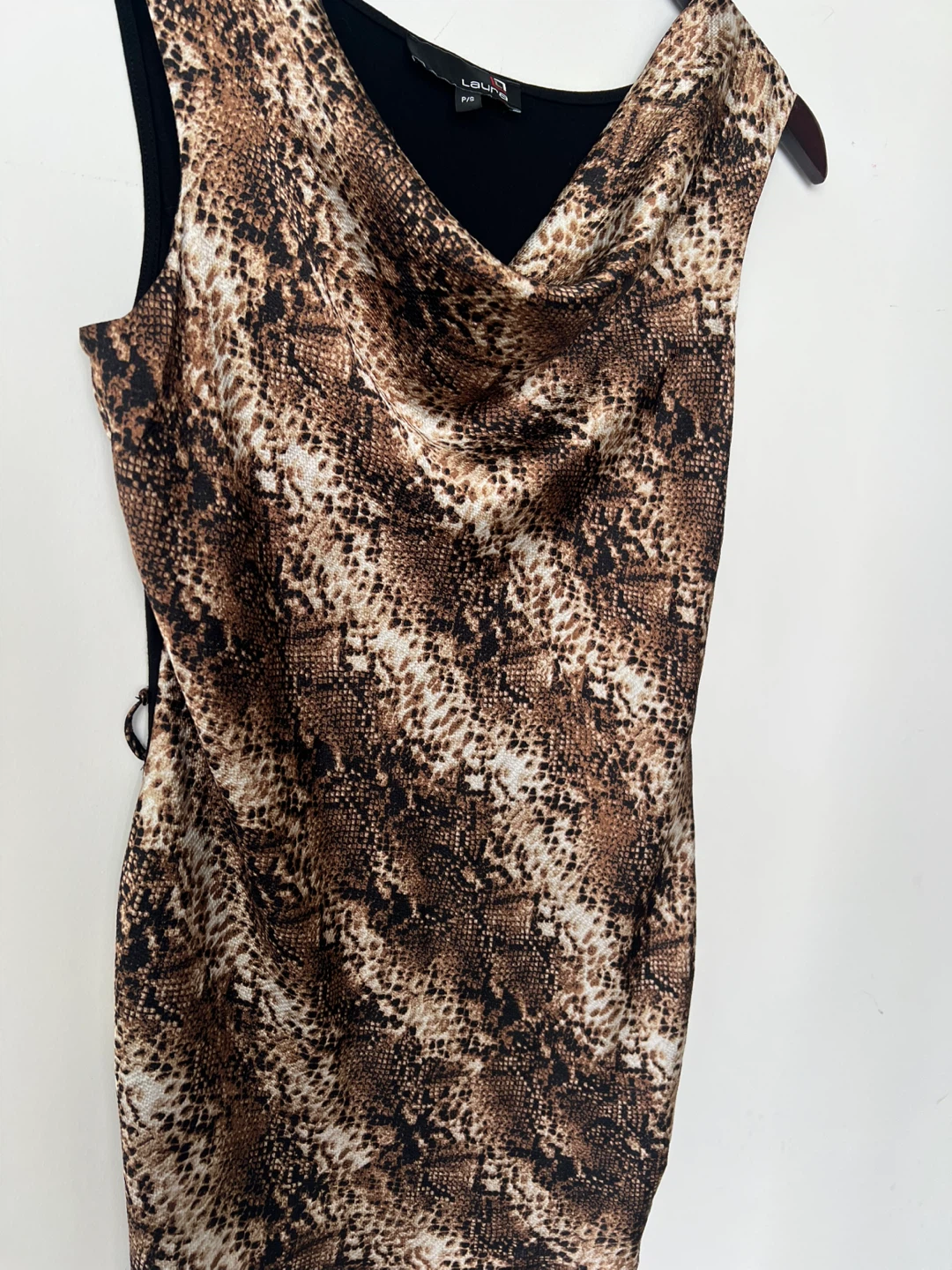 Laura Women's Snakeskin Print Top - Size S - photo 5