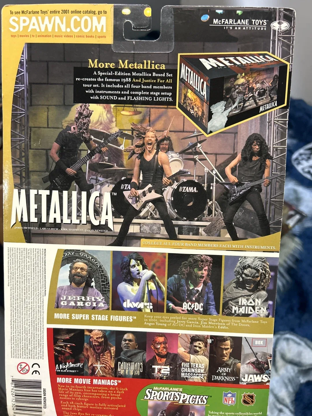 Metallica Jason Newsted McFarlane Toys Action Figure image indicator(3)