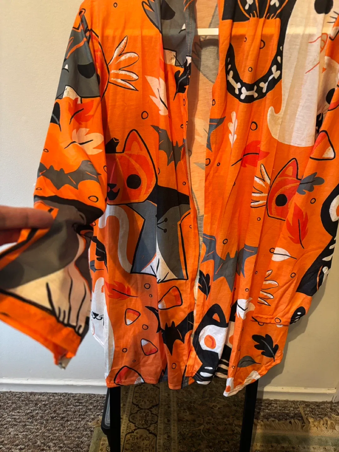 Halloween Print Kimono image indicator(2)