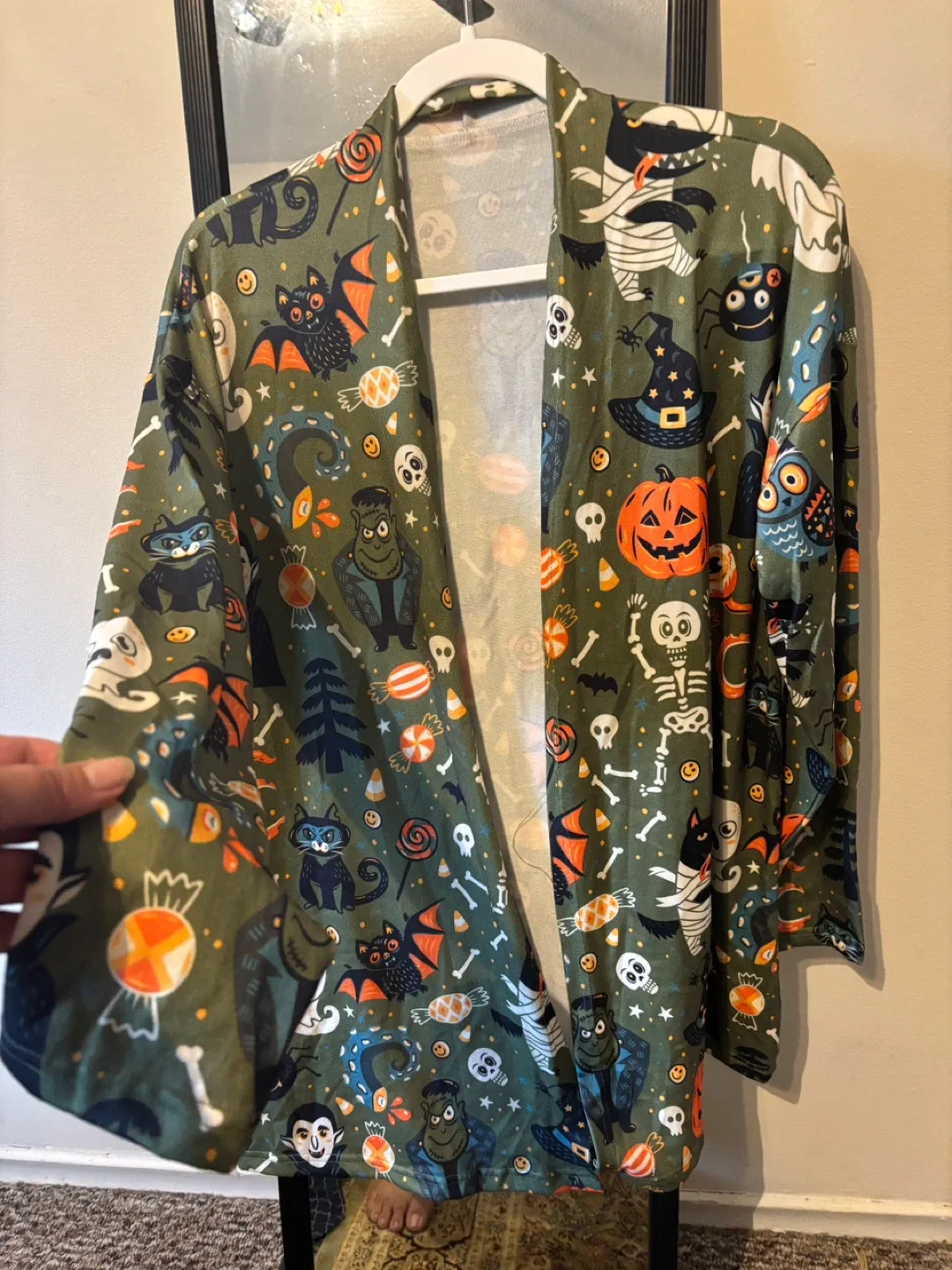 Halloween Print Kimono image indicator(3)