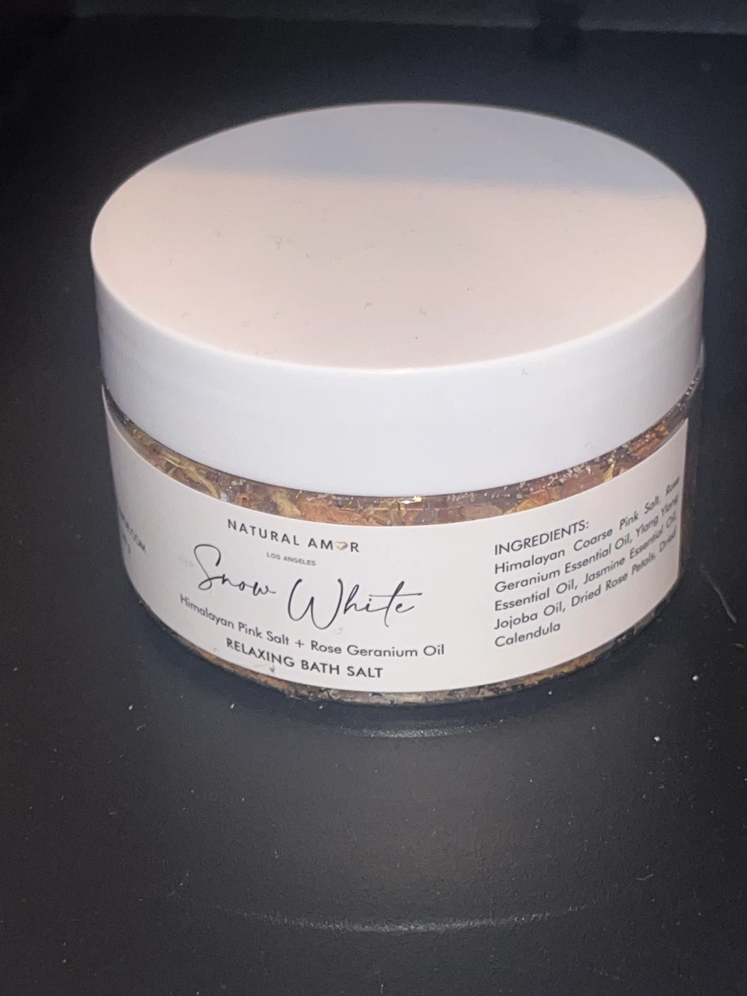 Natural Amor Snow White Bath Salt