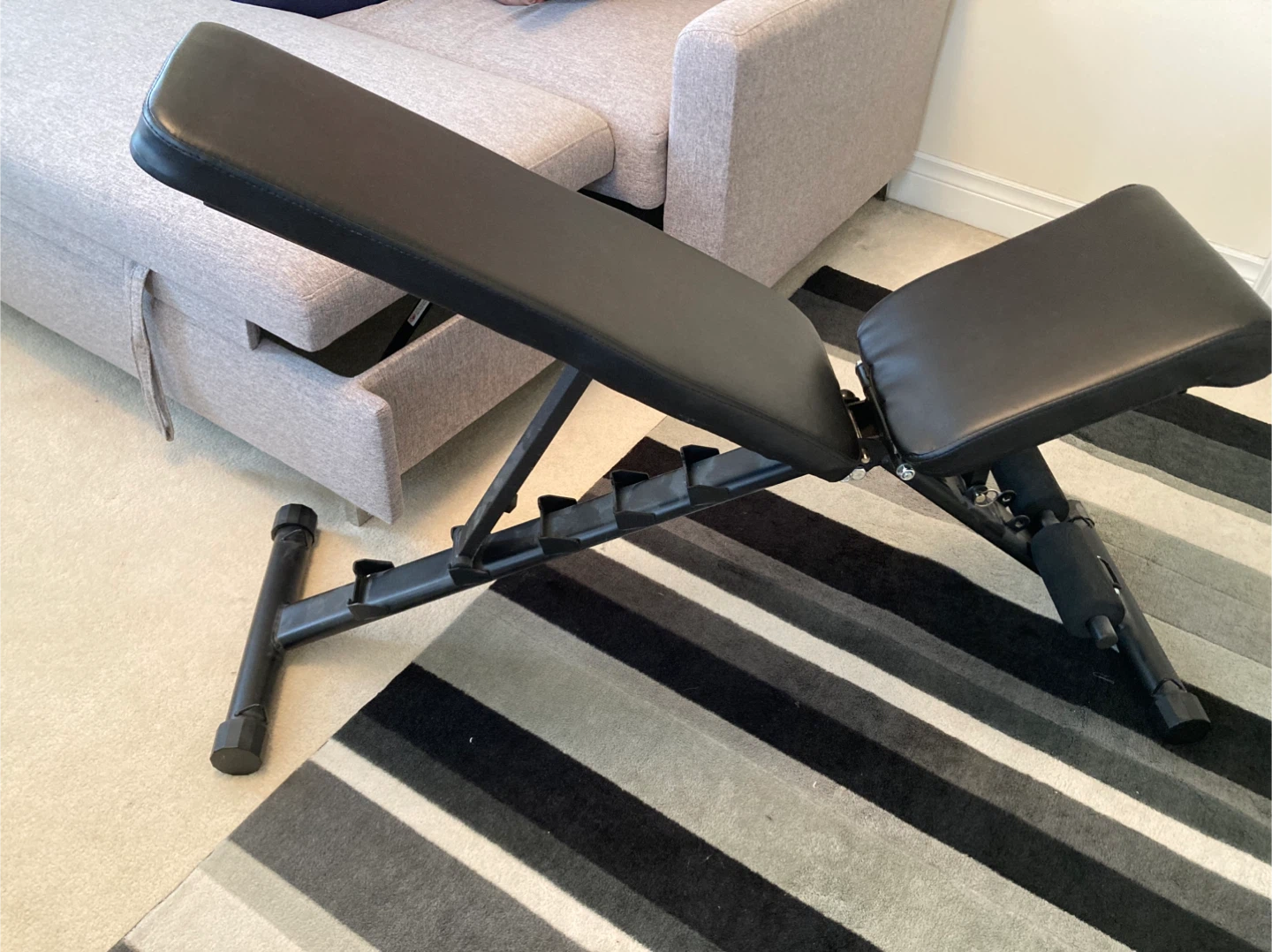 Adjustable Weight Bench - Black - photo 2