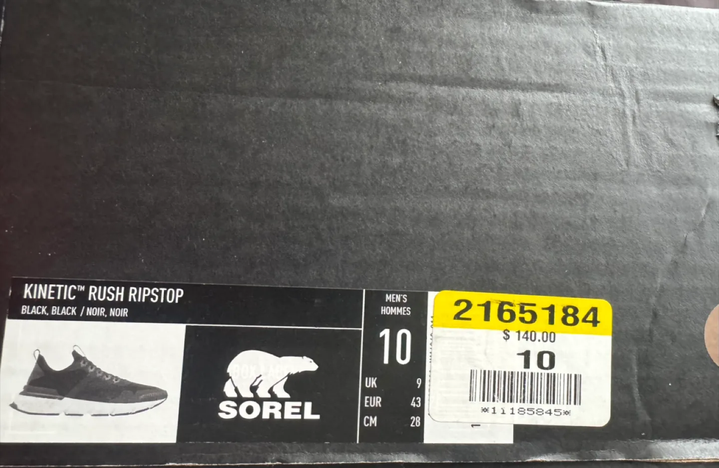 Sorel Kinetic Rush Ripstop Sneakers - Men's Size 10 image indicator(2)