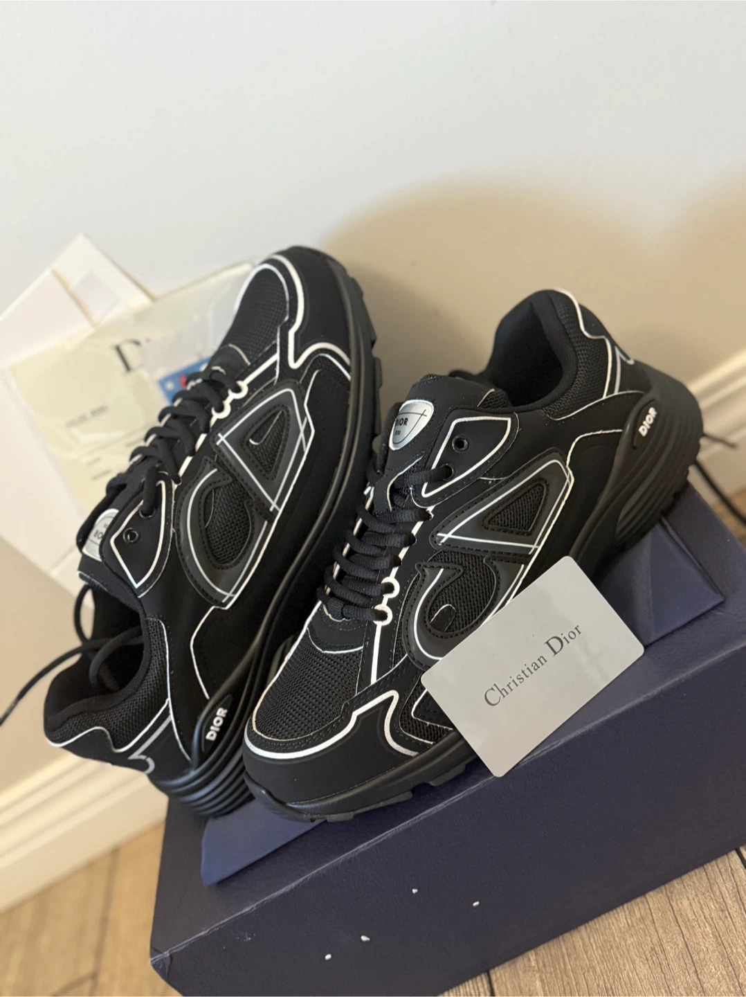 Christian Dior B30 Black Shoes