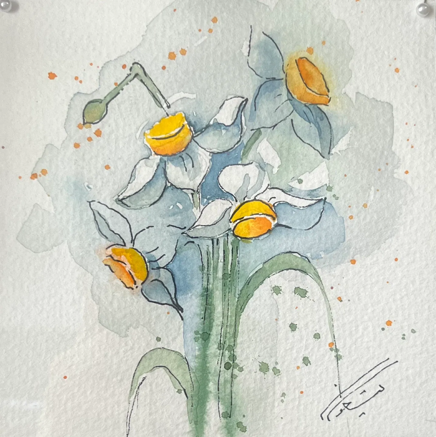 Original Floral Watercolour Painting image indicator(3)