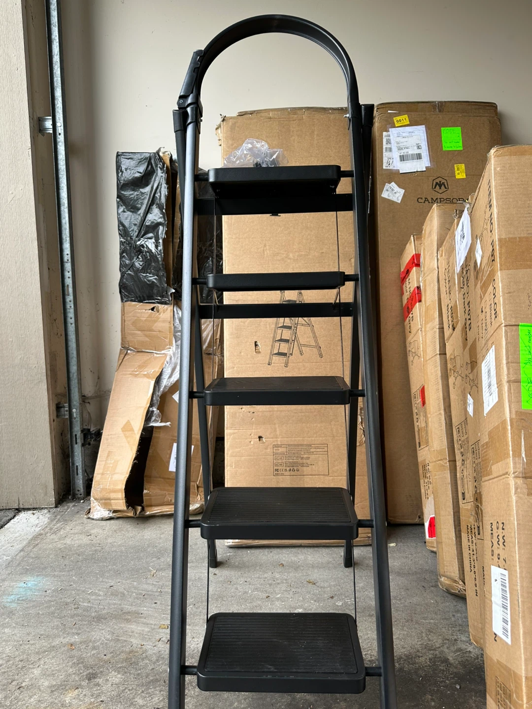 Campsor Black Step Ladder