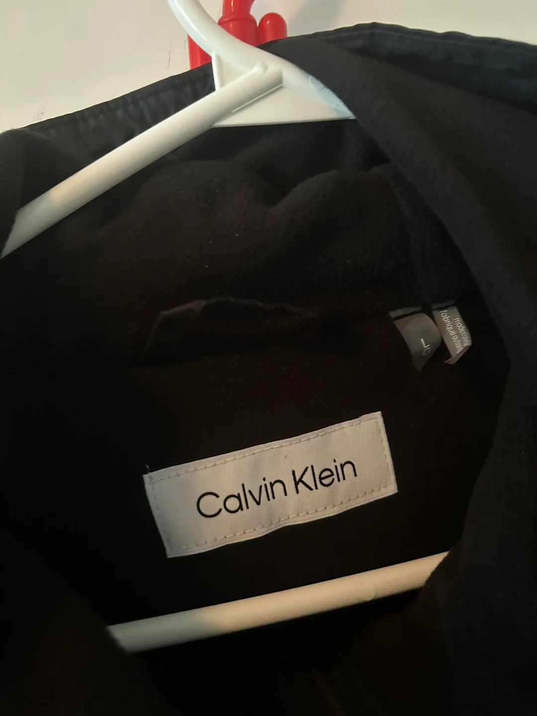 Calvin Klein Black Windbreaker - Size L image indicator(2)