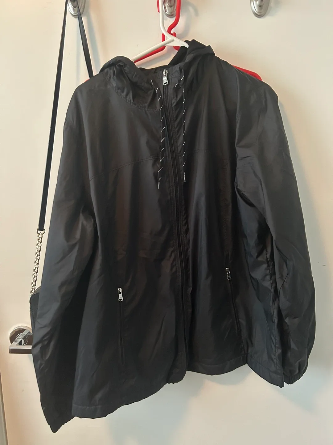 Calvin Klein Black Windbreaker - Size L