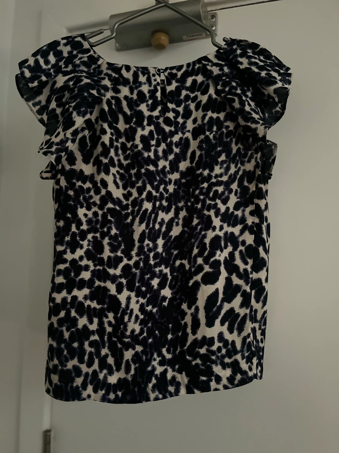 Zara Basic Animal Print Top - Size S