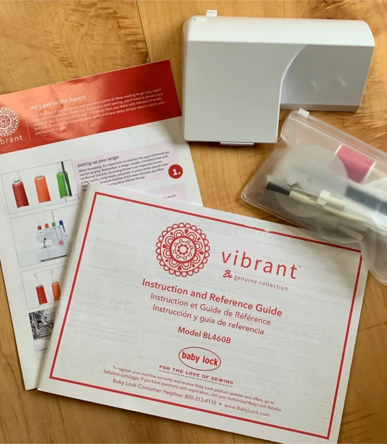 Baby Lock Vibrant BL460B Serger Sewing Machine image indicator(3)