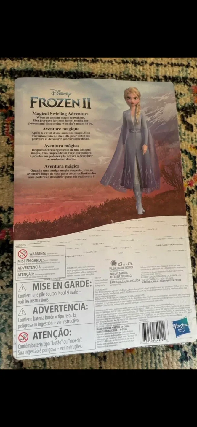 Disney Frozen II Elsa Magical Swirling Adventure Doll image indicator(2)