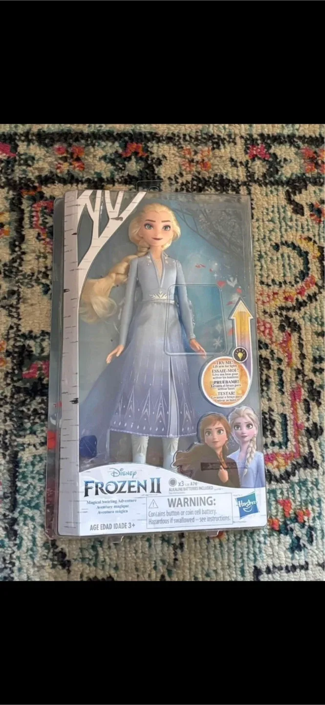 Disney Frozen II Elsa Magical Swirling Adventure Doll thumbnail