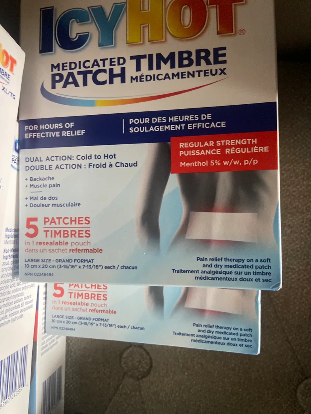 Deep Relief & Icy Hot XL Medicated Patches image indicator(6)