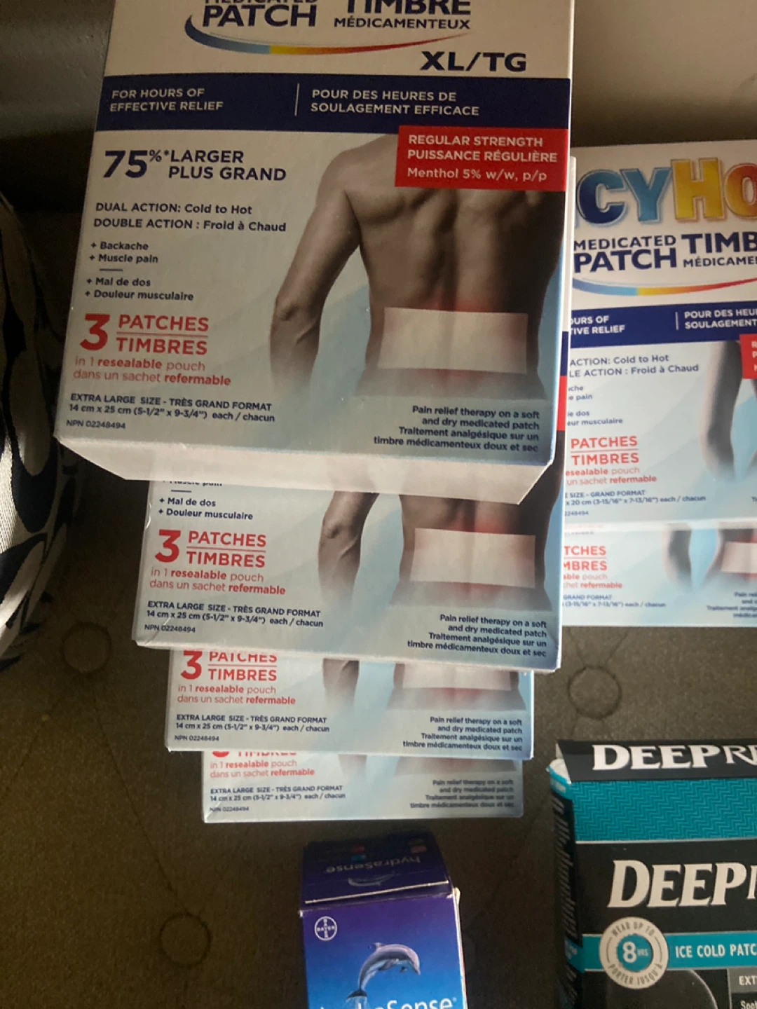 Deep Relief & Icy Hot XL Medicated Patches - photo 5