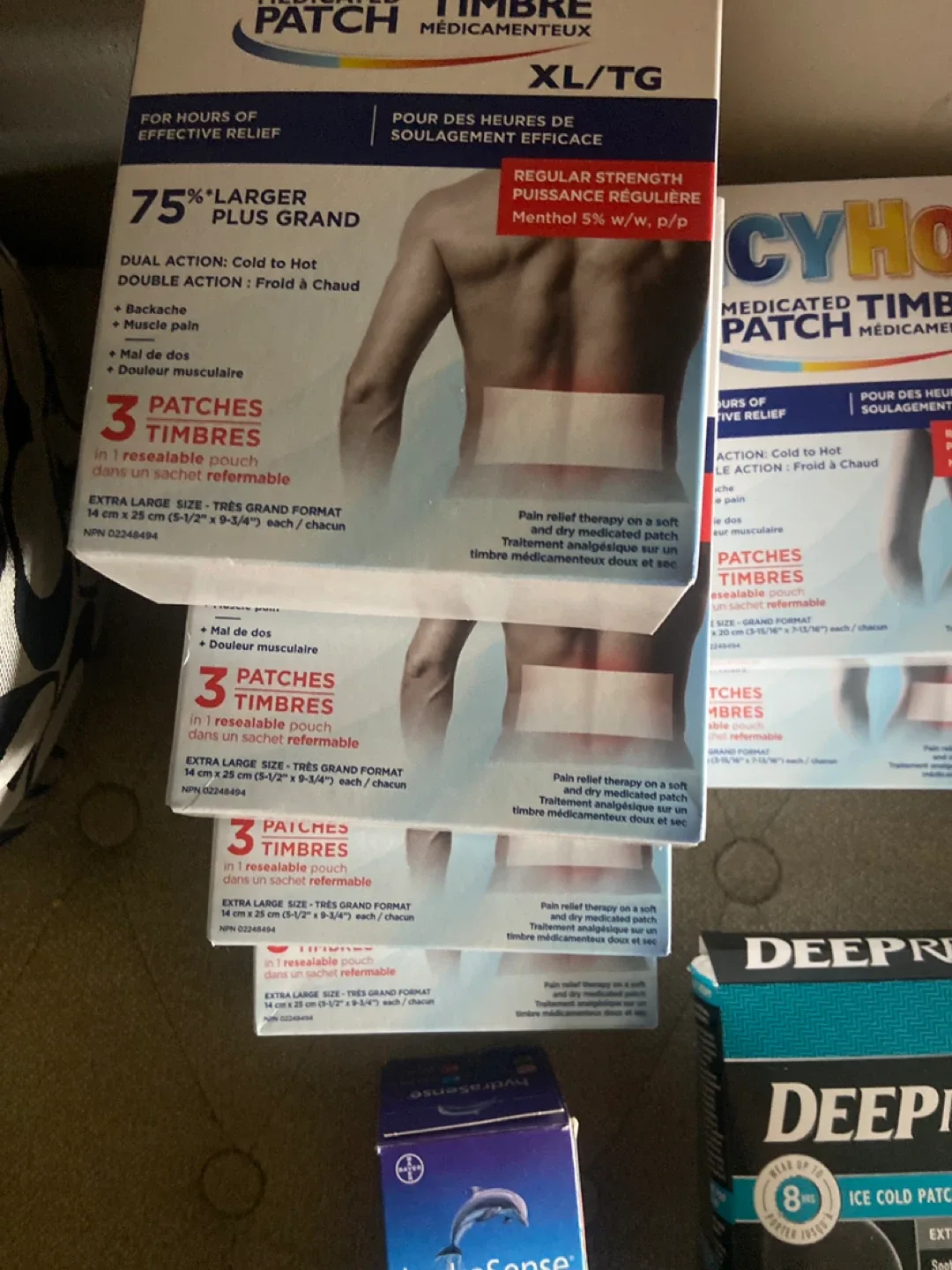 Deep Relief & Icy Hot XL Medicated Patches image indicator(5)